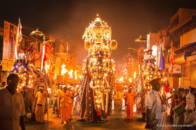 Esala Perahera - Kandy - Cultural and Traditional Attire - Acoustic Rhythms.